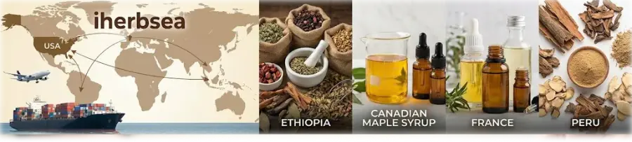 HERBSEA global ingredient supply network background