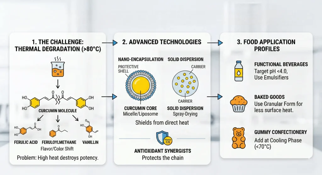 Curcumin 95% Heat Stability in Functional Foods