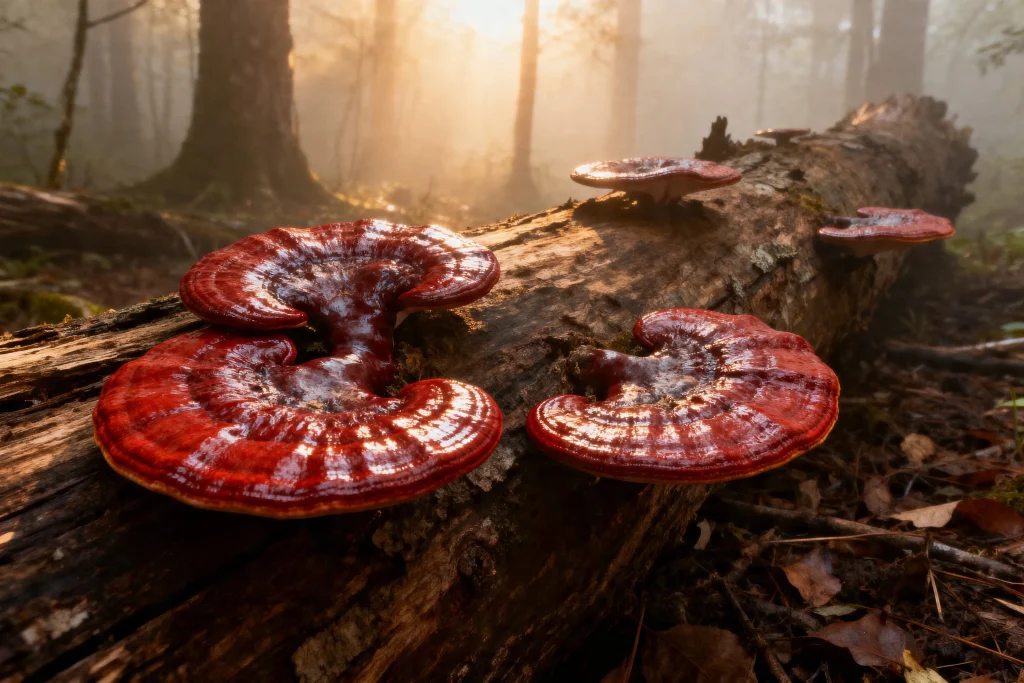 Reishi mushroom extract triterpenoid content immune modulation
