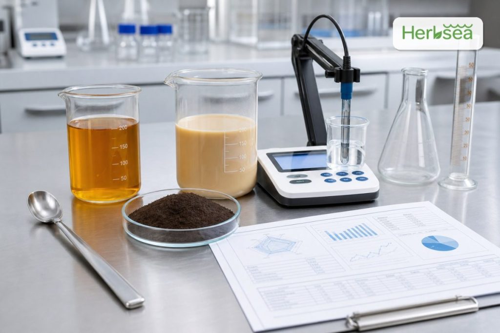 Cold soluble instant black tea powder testing for iced tea and milk tea formulation
