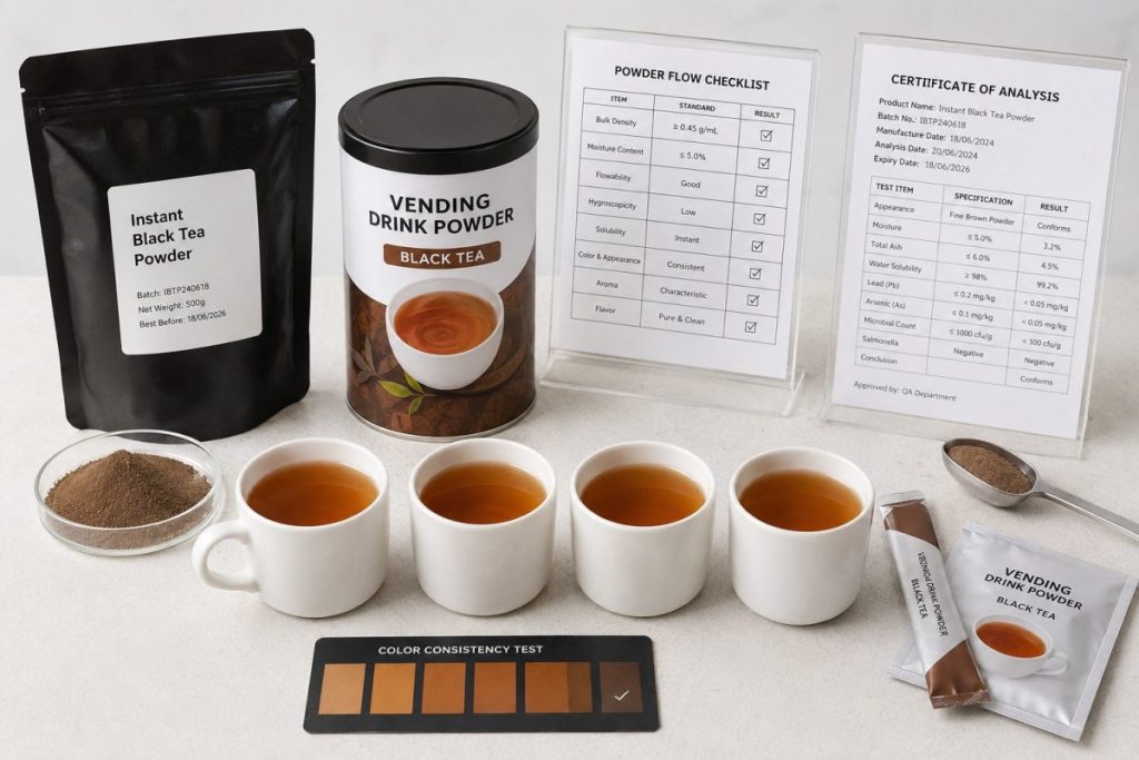 Assam vs Ceylon vs China Black Tea Powder for Beverage Formulation