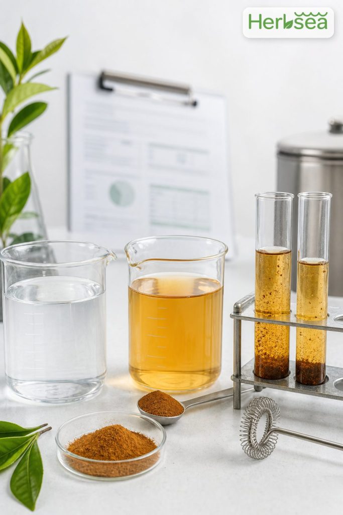 black tea powder caffeine