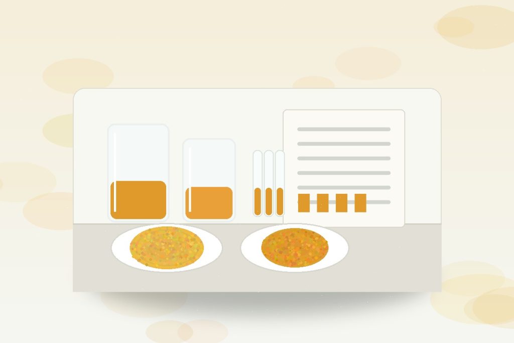 CoQ10 powder sample with specification documents for B2B formulation review