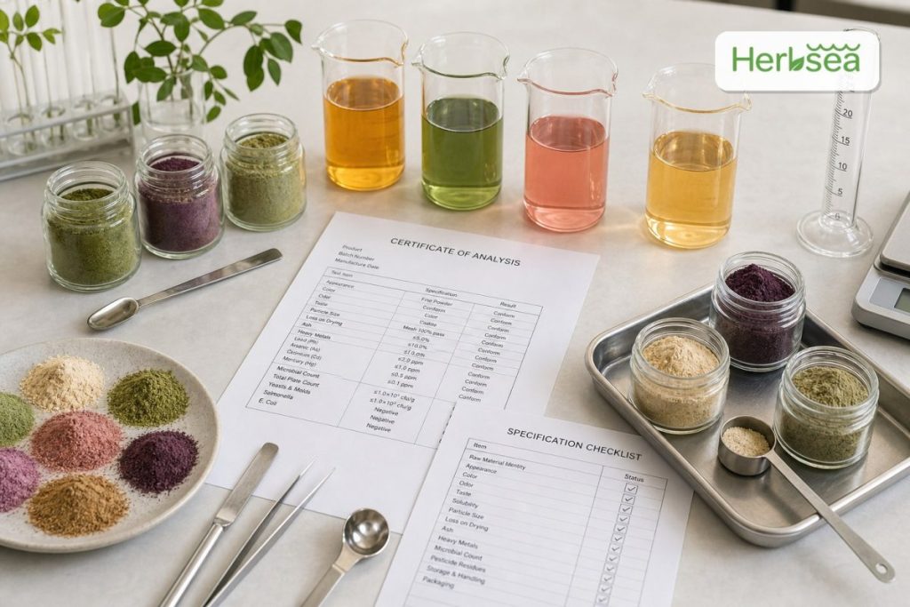 Functional beverage ingredient samples for RTD tea and sports nutrition sourcing