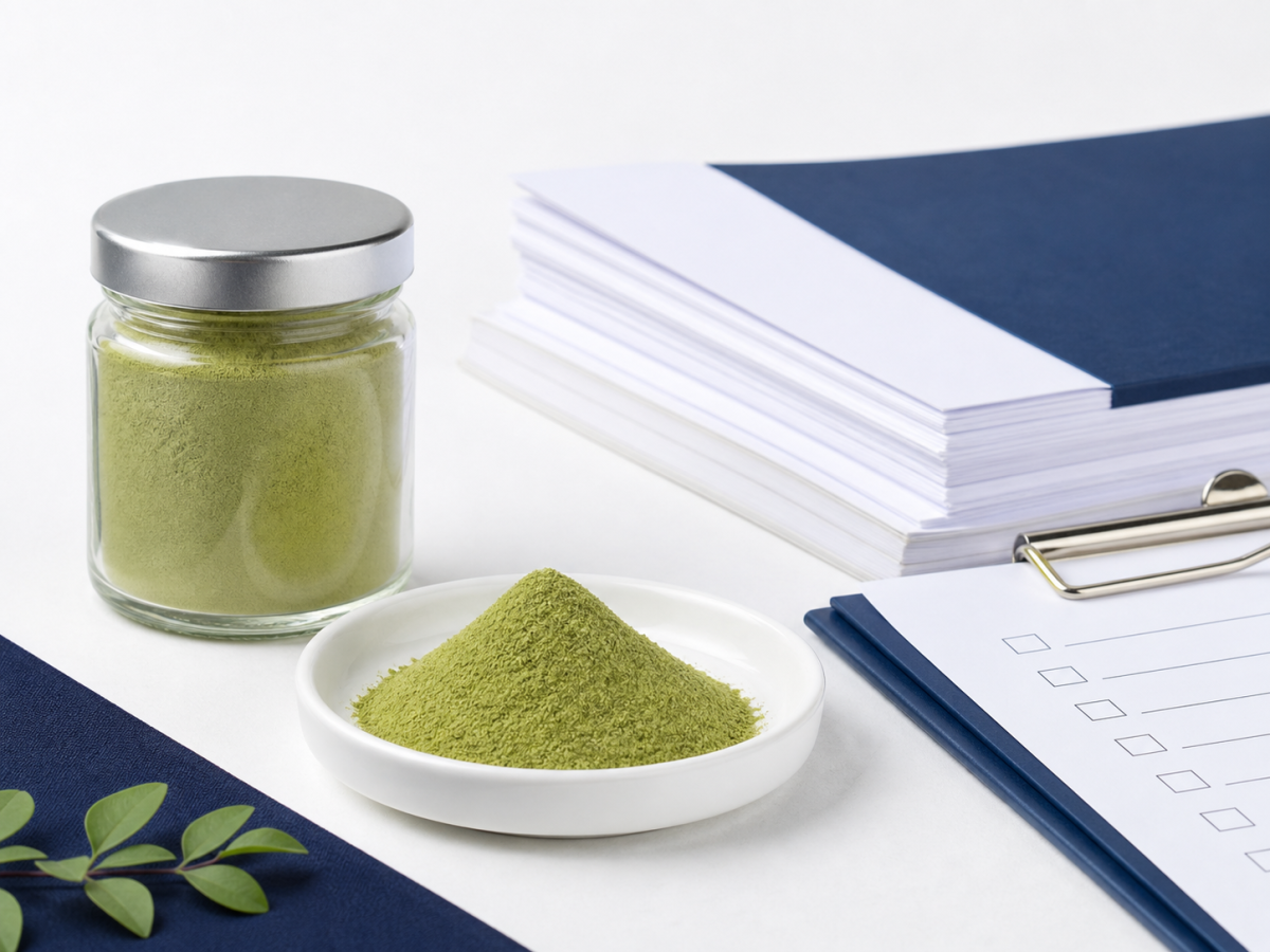 tea extract powder supplier specification questionnaire and COA review