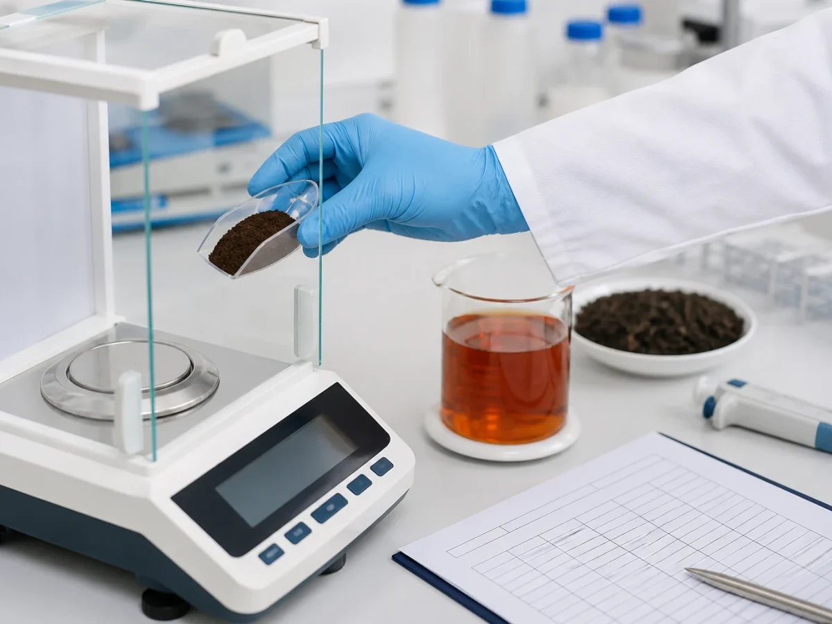 Black tea powder export compliance