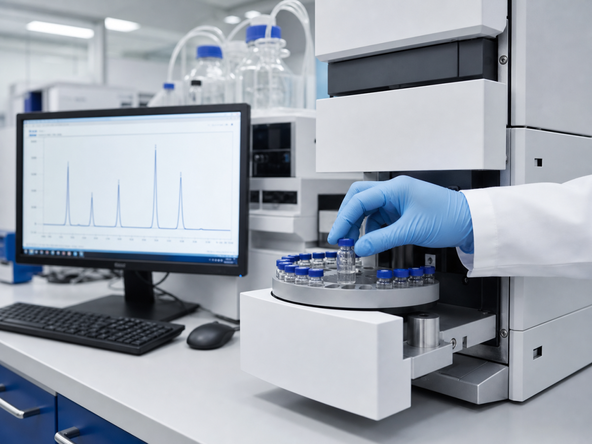 HPLC and ICP-MS analytical testing of botanical extract batches