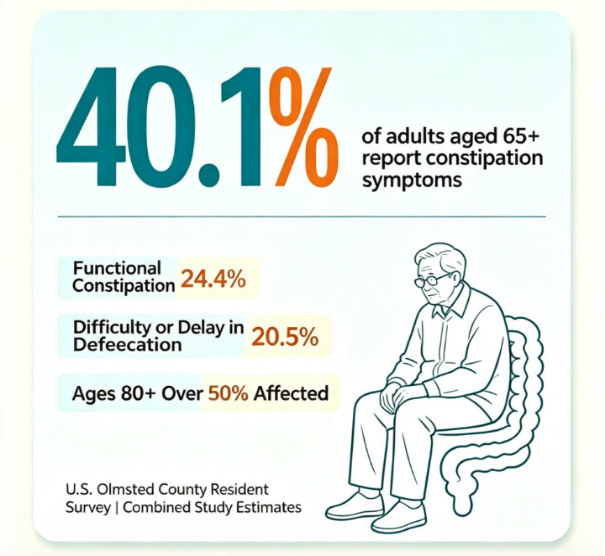 Put simply, constipation in later life is not the result of a single organ “getting old.”