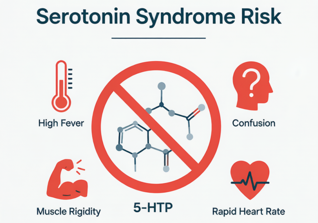 5-HTP Safety Considerations: Increased Serotonergic Activity May Lead to Serious Drug Interactions
