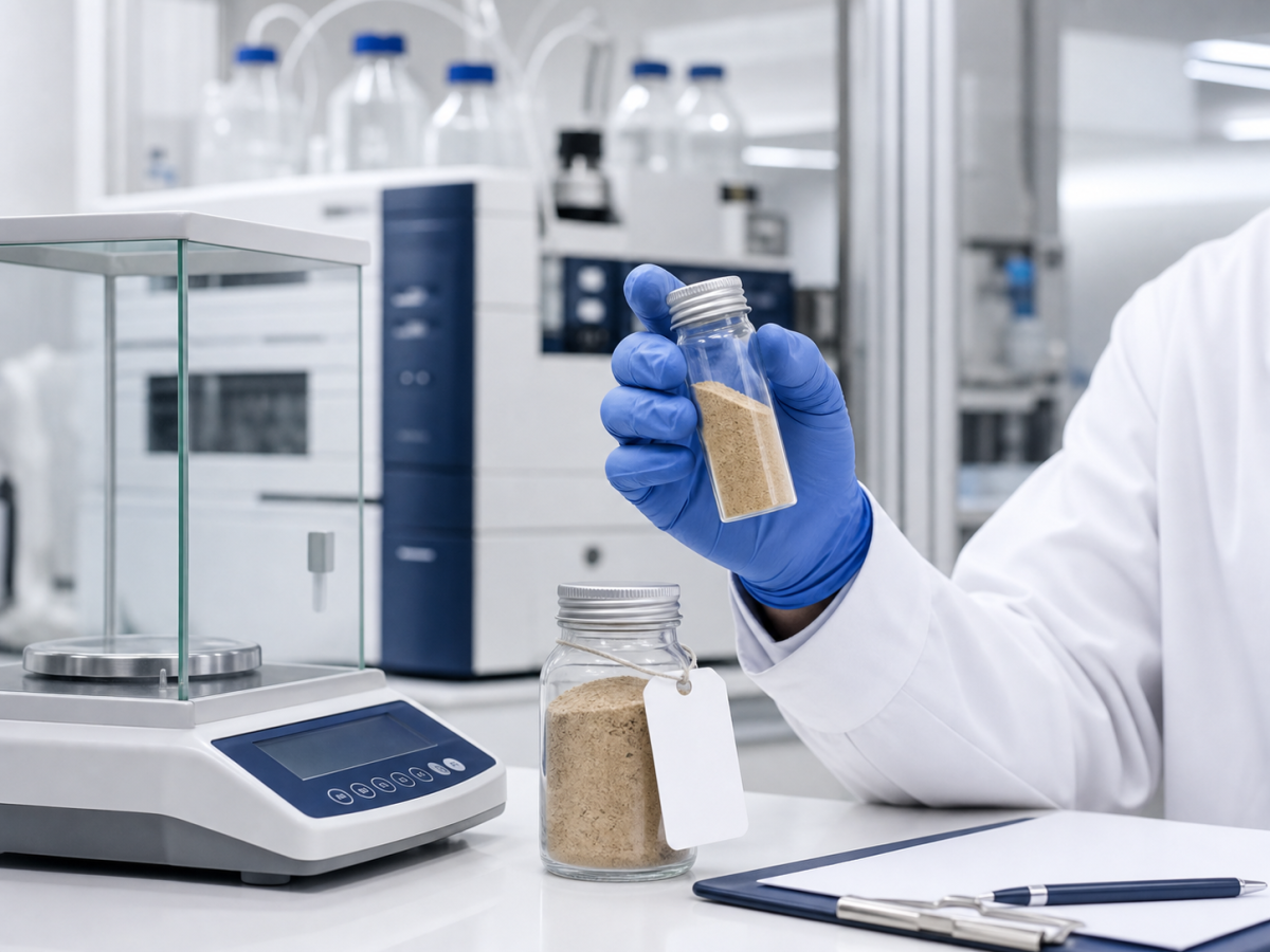 Shiitake mushroom extract quality control testing
