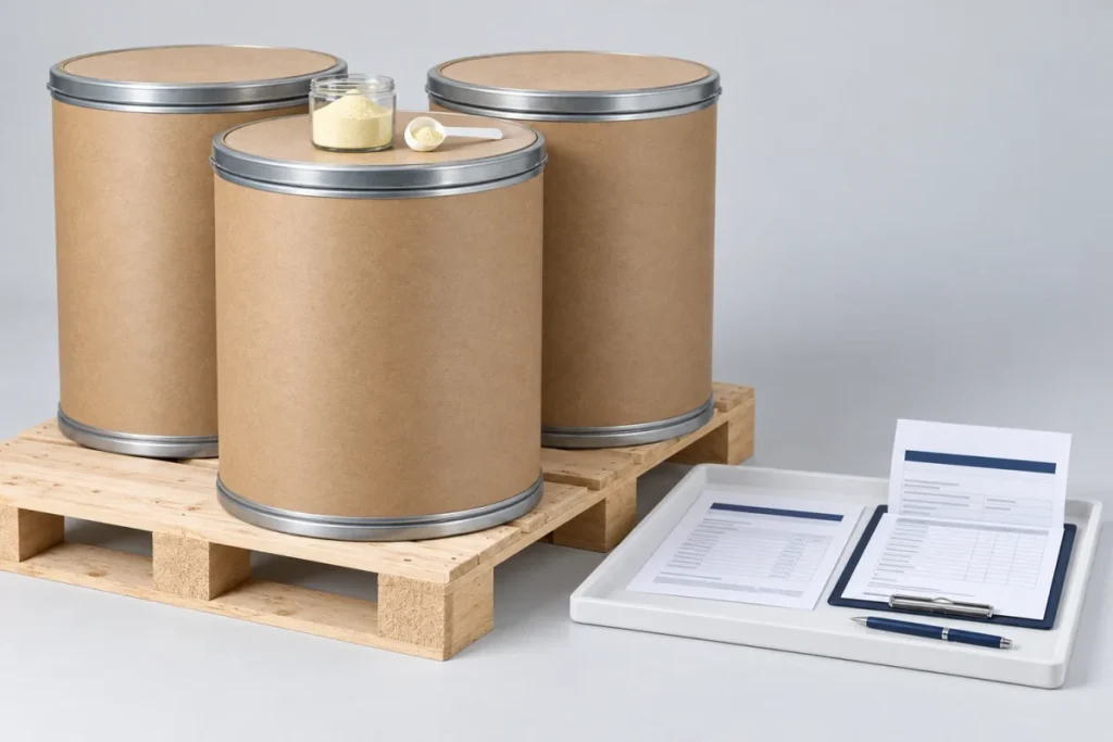 Urolithin A supplier packaging and MOQ review