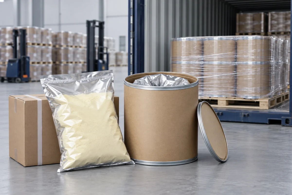 Urolithin A bulk packaging and export document review